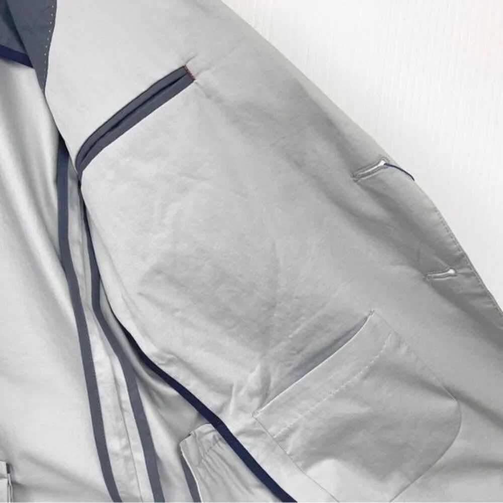 Paul Smith Soho Slim-Fit Cotton Suit Jacket Gray size 34R